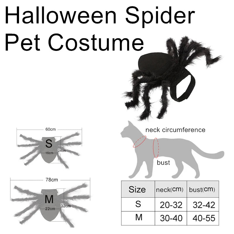 Halloween pet Clothes Funny Spider