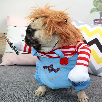 Halloween Pet Knife Doll Costume